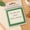 Green, variant on Transparent Glitter Sticky Notes, Cute Adhesive Memo Notepad, See Through To Do List Stationery (Green)