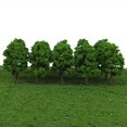 thumbnail image 3 of Guardoinrt 20Pcs Plastic Model Tress Train Railroad Scenery Props Scale 1:150 Kit Green, 3 of 6