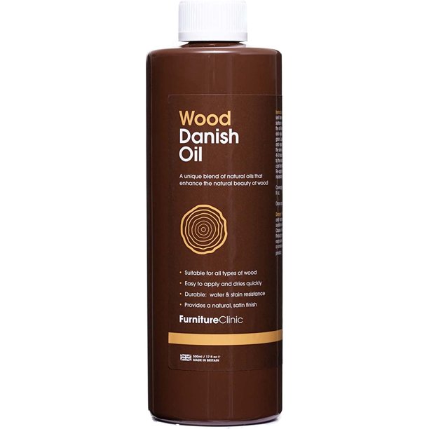 Furniture Clinic Danish Oil 17oz Wood Care Treatment for Interior
