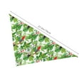 thumbnail image 2 of Dog Bandanas, Cute Toucan Parrot Flower Plant Adjustable Dog Scarf Triangle Bib Handkerchief Accessories for Small Medium Large Dogs, Cats, Pets, 2 of 6