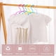 thumbnail image 2 of 60 Pcs Perchas de Plástico para Niños, Ganchos de Plástico para Ropa Infantil, Ganchos Estándar Antideslizantes, Ganchos para Bebé para Uso Diario, Multicolores, Paquete de 60 Perchas de Bebé, 2 of 8