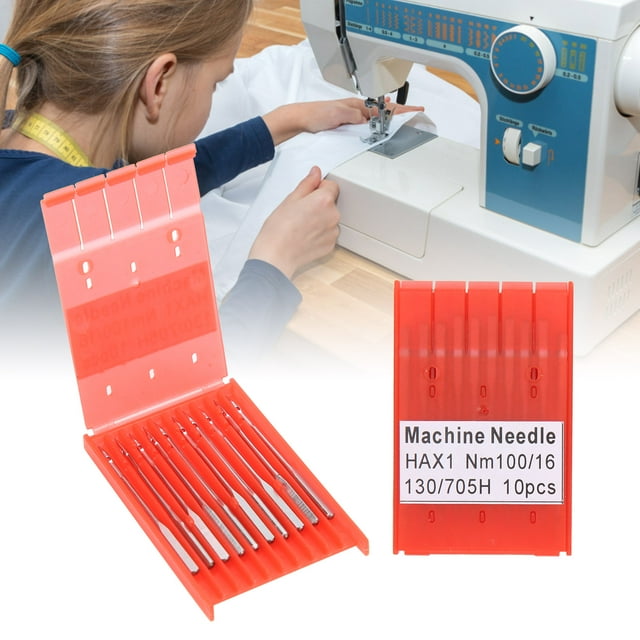 Universal Sewing Machine Needles, 20pcs Heavy Duty Steel Sewing Machine Needle Household Stitching Tools with Storage Box for Tailor