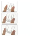 thumbnail image 2 of 3pcs/set Dental Braces For Teeth Straightener Orthodontic Appliance Fake Silicone Braces Trainer For Teeth, 2 of 5