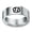 Cancer, variant on Stainless Steel Zodiac Constellation Rings, 8mm Wide, 2mm Thick, Celestial Jewelry for Women and Men