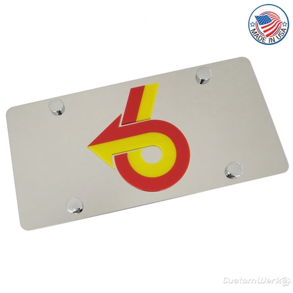 Buick Dual Logo Grand National License Plate (Chrome)