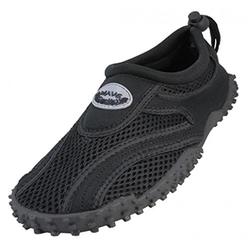black swimming shoes
