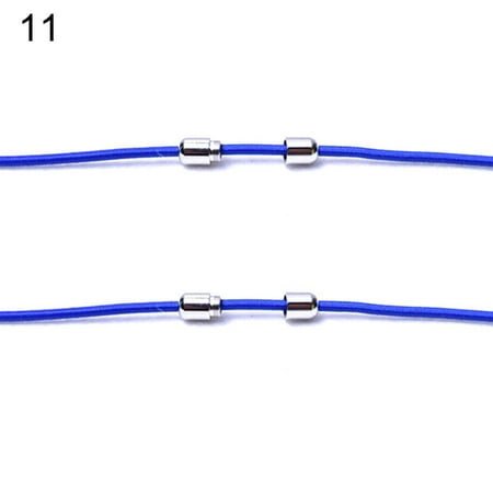 

COOLL 2Pcs Unisex Lazy Elastic No Tie Round Sneaker Shoe Replacement Lace Strings