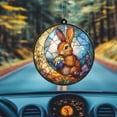 thumbnail image 4 of Easter Bunny Window Hanging Acrylic, Car Decoration, Spring Suncatcher, Light Catcher, Cute Rabbit Ornament, Holiday Gift for Dad or Mom, Sunlight Decor, 4 of 4