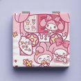 thumbnail image 1 of Sanrio Hello Kitty-Espejo de doble cara Kawaii, bonito Kuromi My Melody, dibujos animados, portátil, plegable, para estudiantes, maquillaje, regalos para niñas, 1 of 4