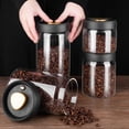 thumbnail image 3 of Tanque Sellado Al Vacío de Granos de Café Extracción de Aire A Prueba de Humedad Contenedor Hermético Frascos de Almacenamiento de Alimentos,B, 3 of 7