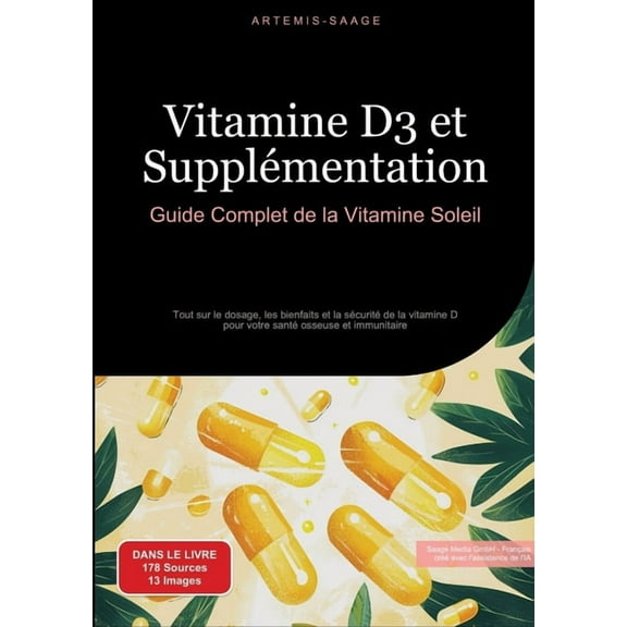 Vitamine D3 et SupplÃ©mentation: Guide Complet de la Vitamine Soleil: Tout sur le dosage, les bienfaits et la sÃ©curitÃ© de, (Paperback)