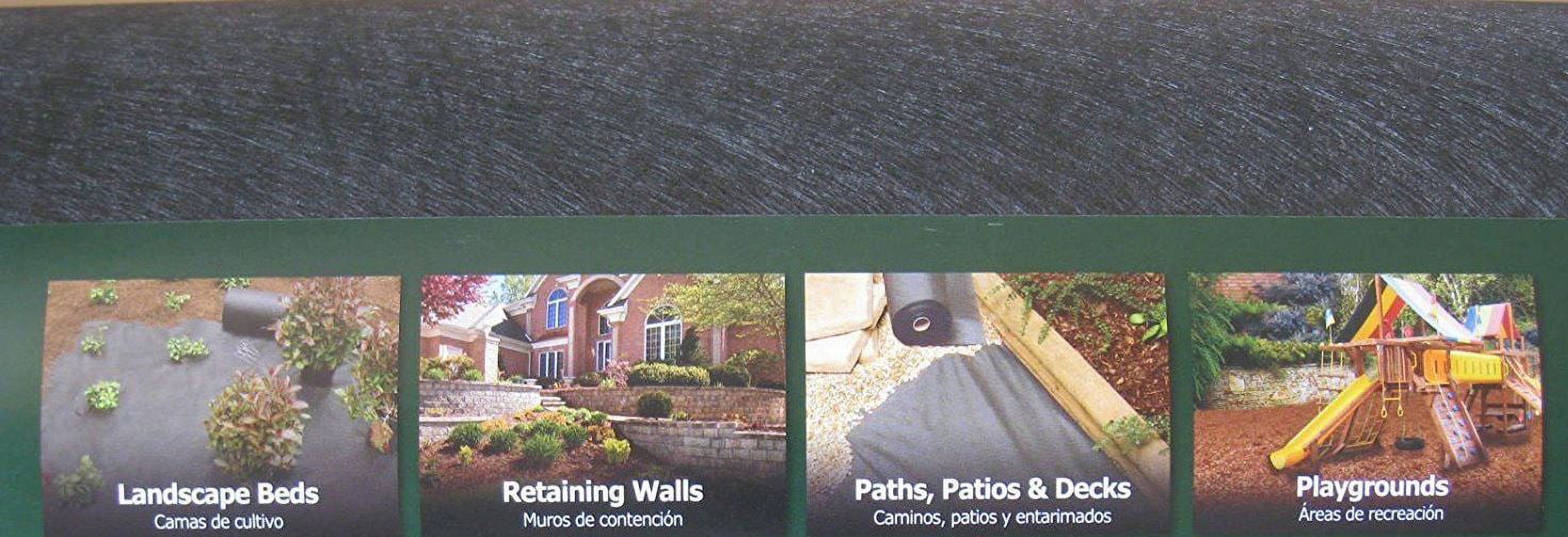 Dalen Pro-Shield Commercial Grade Landscape Fabric with 50 Staples (4' x 220')