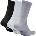 thumbnail image 2 of Nike Jordan Jumpman Dri-Fit Crew Socks Multi 3 Pair SX5545-019 - Small, 2 of 2