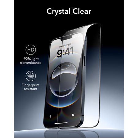 【３秒で完成・50kg耐衝撃】ESR iPhone 17e ガラスフィルム iPhone16e /14/13/13 Pro用 3枚 9H越え 7