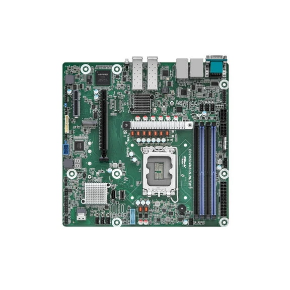 ASRock Rack EC262D4U2-2L2Q/E810 Xeon E-2400 Micro ATX MB, 2 x 25GbE SFP28, IPMI
