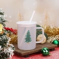 thumbnail image 6 of 20 Ounce White Frosted Acrylic Christmas Mug with Lid and Straw, by Holiday Time, 6 of 6