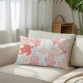 thumbnail image 3 of Red Orange Coastal Body Pillow Cover, Pillowcase Protectors with Zipper, Breathable Decorative Throw Pillow Case Cover, Sea Turtle Nautical Coral Summer Beach Pillow Shams for Couch Sofa 24x36Inch, 3 of 8