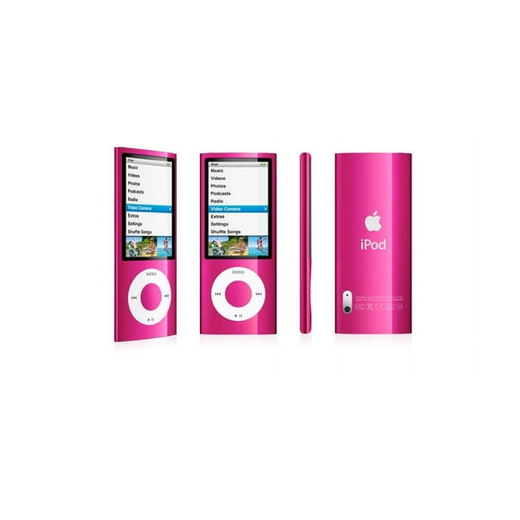 Producto Reacondicionado iPod Nano Apple de Quinta Generación 8GB, Color Rosa,