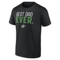 thumbnail image 2 of Men's Black Dallas Stars Best Dad Ever T-Shirt, 2 of 3