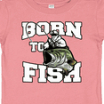 thumbnail image 4 of Inktastic Born to Fish Boys or Girls Baby T-Shirt, 4 of 5