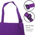 thumbnail image 4 of Toptie Cotton Canvas Parent-Child Apron Set-Purple-Kid XL/Adult L, 4 of 7
