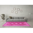 thumbnail image 3 of Ahgly Company Indoor Round Persian Pink Traditional Area Rugs, 7' Round, 3 of 4