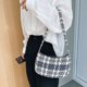 thumbnail image 4 of Bolso retro para mujer con estampado de cuadros y axilas, bolsos pequeños (azul oscuro) Tmvgtek Para estrenar, 4 of 9