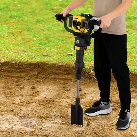 2 Stroke 33CC Gas-Powered Excavator Garden Tree Digger Shovel Digging Machine