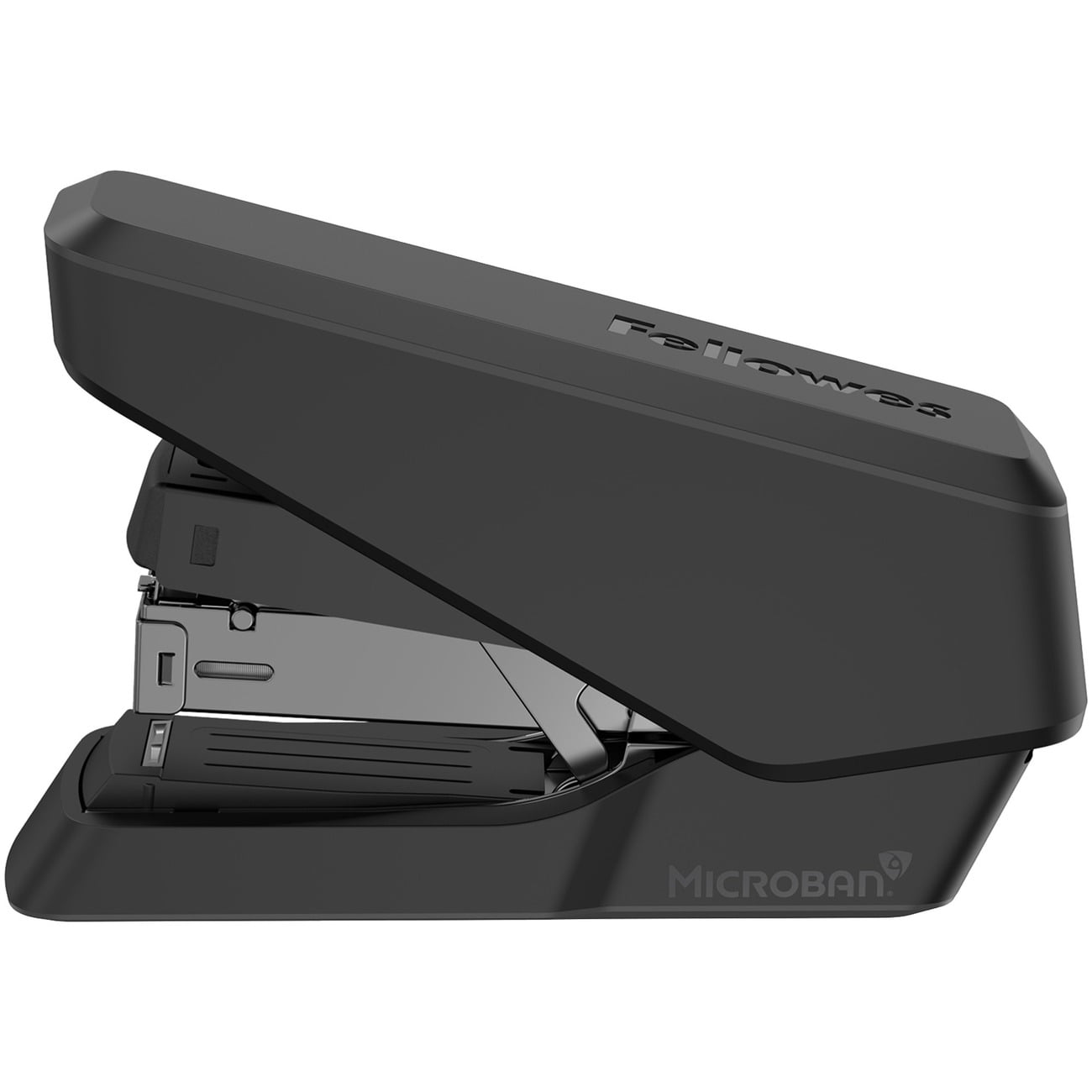 Fellowes® EasyPress Half Strip Stapler, 40 Sheet Capacity, Black, EA (FEL5014401)