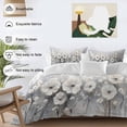 thumbnail image 3 of 3 Piece Spring Camellia Duvet Cover Set Full Size,Microfiber Comforter/Quilt Cover with Corner Ties and 2 Pillowcases,Retro Floral Oil Painting Modern Art All Season Soft Bedding with Zipper Closure, 3 of 8