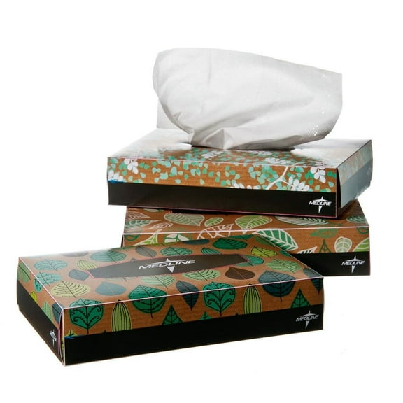 Medline NON243276 Standard Facial Tissues (Pack of 72)