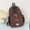 Brown, variant on Trendy Nylon Outdoor Backpack Wear-resistant Star Print School Bag Korean Style Large Capacity Backpack Students