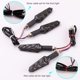 thumbnail image 4 of 4PCS Indicadores de motocicleta Luces de señal de giro circulares Señales de giro de motocicleta Luces de circulación diurna Luces de freno 12V para motocicleta, 4 of 5