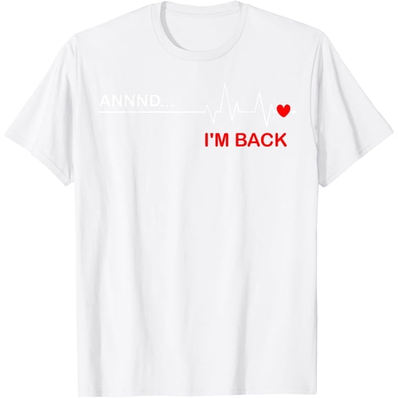 Exquisite and comfortable-Coronary Bypass Artery Open Heart Diseases Surgery Heartbeat Short Sleeve T-Shirt
