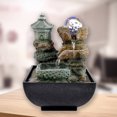 thumbnail image 3 of Tabletop Water Fountain Meditation With Lights Office Living, 3 of 7
