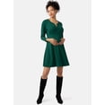 thumbnail image 5 of Ingrid & Isabel For Every Belly Women's Maternity Pintuck Mini Dress, Sizes S-XXL, 5 of 8