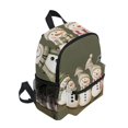 thumbnail image 2 of FORMRS Kids School Backpack with Front Zippered Pocket 12" Student Travel Daypack, Cute Snowmen, 2 of 6