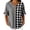 Black, variant on Molidfa Women's V-Neck Blouse 3/4 Sleeve Plaid Stretchable Pull-On Style Regular Fit Striped Casual Elegant Top
