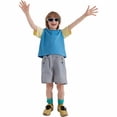 thumbnail image 3 of Bright Everyday Kids Tee for Girls and Boys—Breathable Short Sleeve Shirt Lightweight Comfortable Top for Play and, 3 of 7