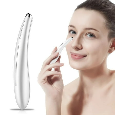 TOUCHBeauty Electric Eye Massager Wand for Dark Circles, Puffiness, Wrinkles with Sonic Vibration and Heating