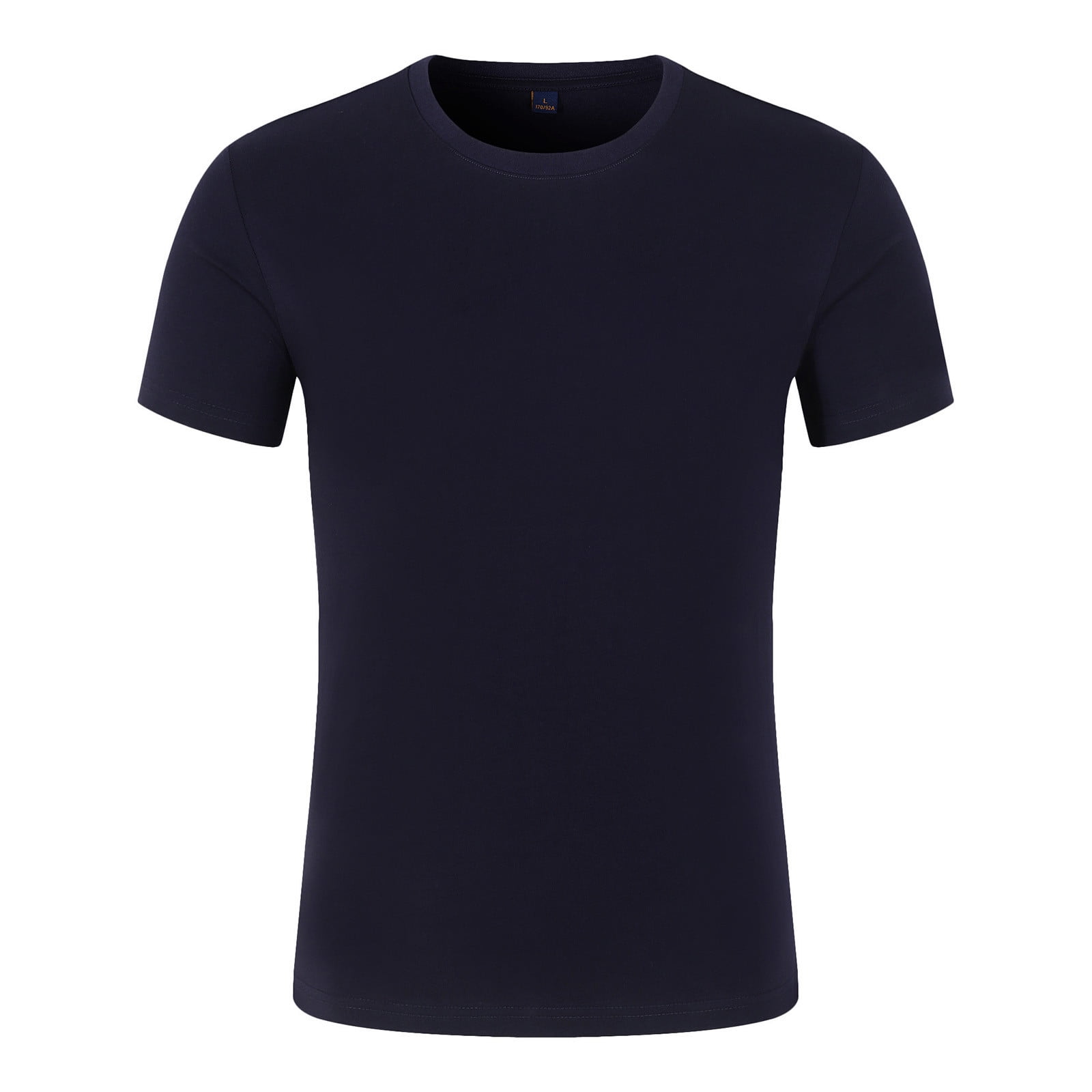 Zanvin Mens Golf Shirts Summer Men s Round Neck T Shirt Mercerized Cotton Short Sleeve men s Loungewear Summer Clearance Sale Other