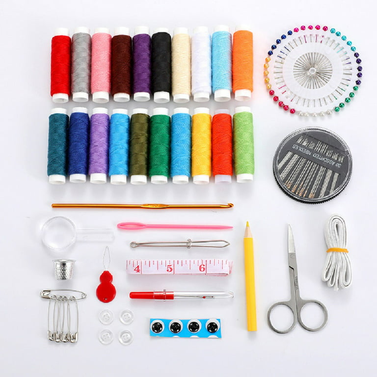 Sewing Kits DIY Multifunctional Hand Sewing Tool Needle Box Set of 10  Pieces Household Portable Sewing Box Accessories