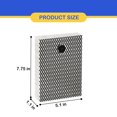 thumbnail image 3 of HWF100 Humidifier Wick Filter Replacement Type E, Compatible with Holmes HWF100 HWF100-UC3, Bionaire BWF100, Sunbeam SF235 Series Humidifier 4 Pack, 3 of 7