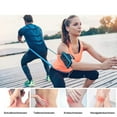 thumbnail image 4 of Banda elástica de resistencia, banda plana elástica larga, sin látex, equipo de fitness en casa para fisioterapia, pilates, yoga, ejercicios de entrenamiento de fuerza, 4 of 5