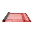 thumbnail image 2 of Ahgly Company Indoor Square Abstract Red Contemporary Area Rugs, 3' Square, 2 of 4