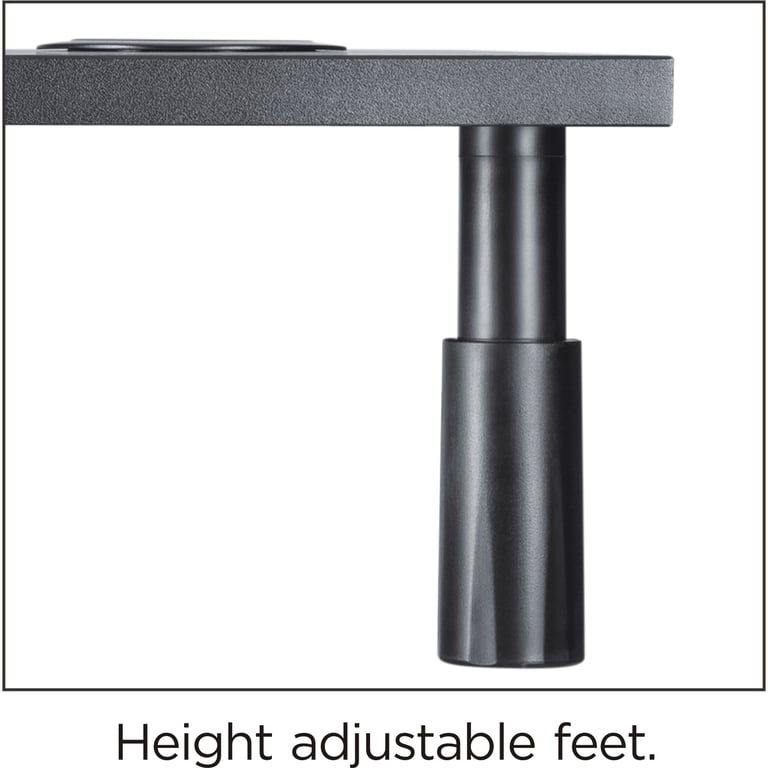 Lorell, LLR99534, Wireless Charging 4-leg Monitor Stand, 1 Each 