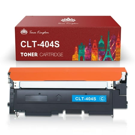 Toner Kingdom Compatible Samsung CLT-C404S Toner Cartridge Replacement for Samsung Xpress C430W C430 C480FW Printers (Cyan, 1-Pack)