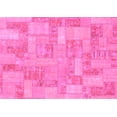 thumbnail image 1 of Ahgly Company Indoor Rectangle Patchwork Pink Transitional Area Rugs, 5' x 8', 1 of 4