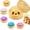 Gold, variant on Glitter Dumpling Squishy for Party Favors & Stocking Stuffers (Blue)