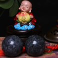 thumbnail image 4 of Bolas Baoding Mármol Gris Oscuro para Ejercicio y Alivio del Estrés, 4 of 8